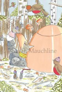 'Violet Vole' and 'Sonny Shrew' visit 'Posie Pixie' in 'Posie Pixie And The Snowstorm'
